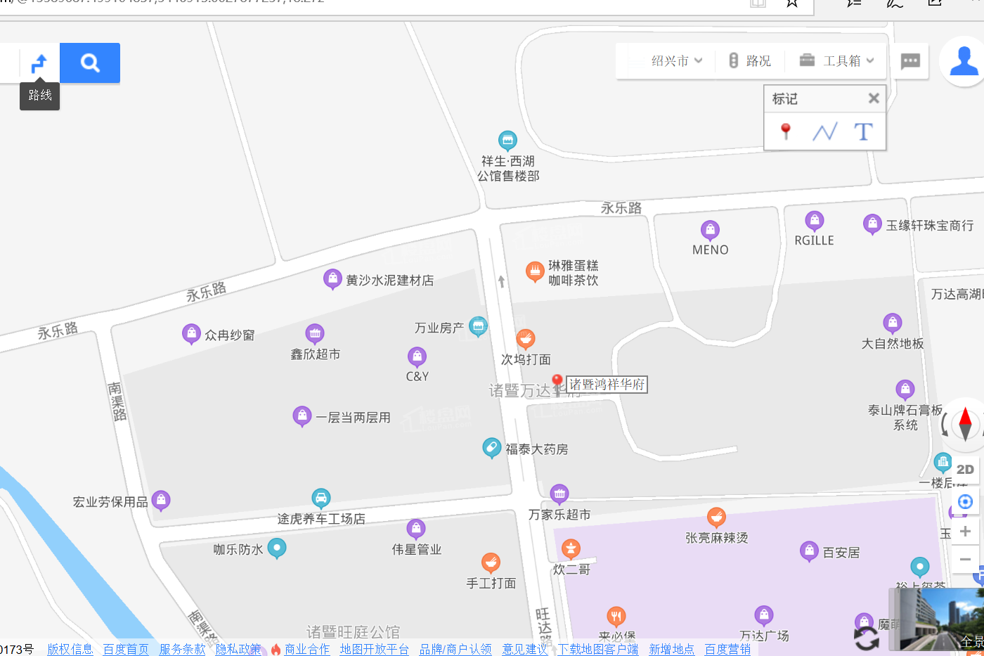 鸿祥华府位置图